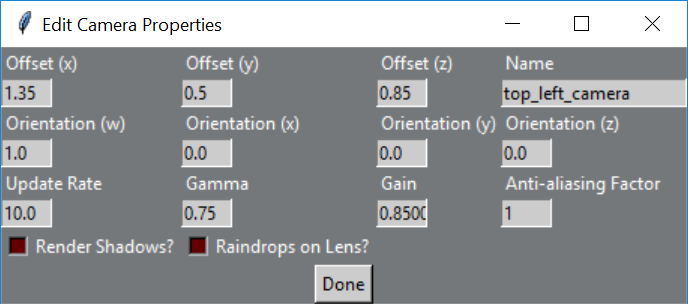 Edit MAVS Sensor